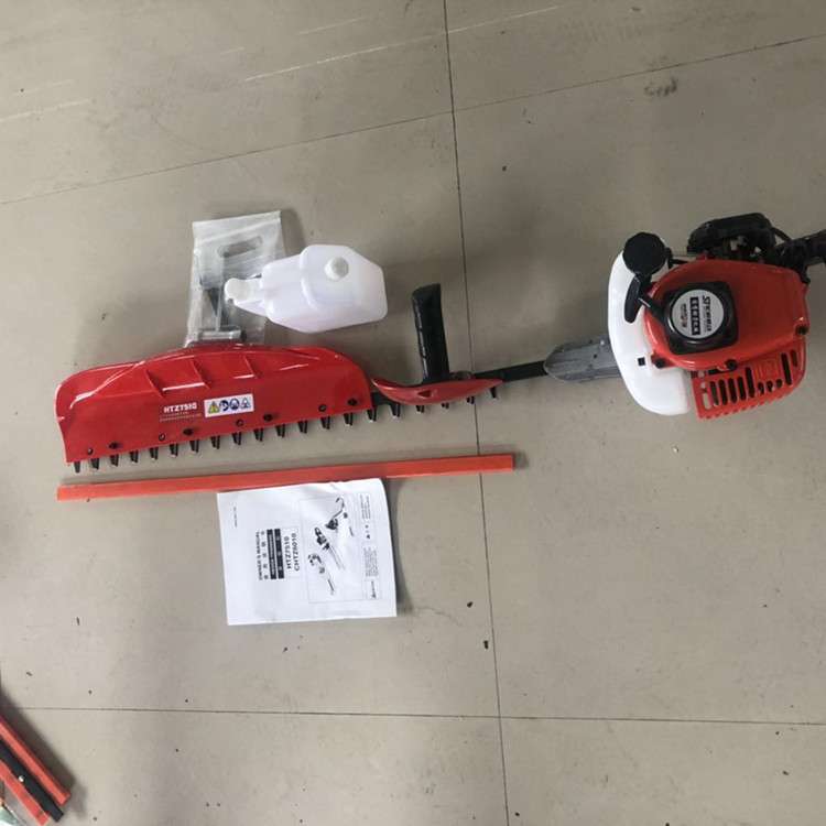 景区绿植修整造型工具 手持式汽油单双刃绿篱机 苗木枝条修剪机