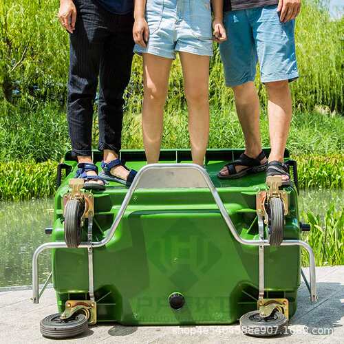 660L垃圾桶塑料 户外物业环卫保洁大型垃圾桶市带盖轮子政垃圾车