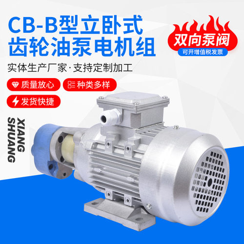 立卧式齿轮油泵CB-B16JZCB-B20/25CB-B32JZ齿轮泵电机组图