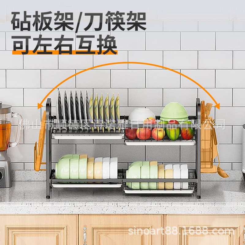 不锈钢可伸缩厨房置物碗碟架锅碗瓢盆杯收纳水槽快速沥水篮新品