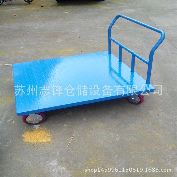 工业车间重型物料平板推车 拉货车不锈钢手推车小推车工具车 厂家