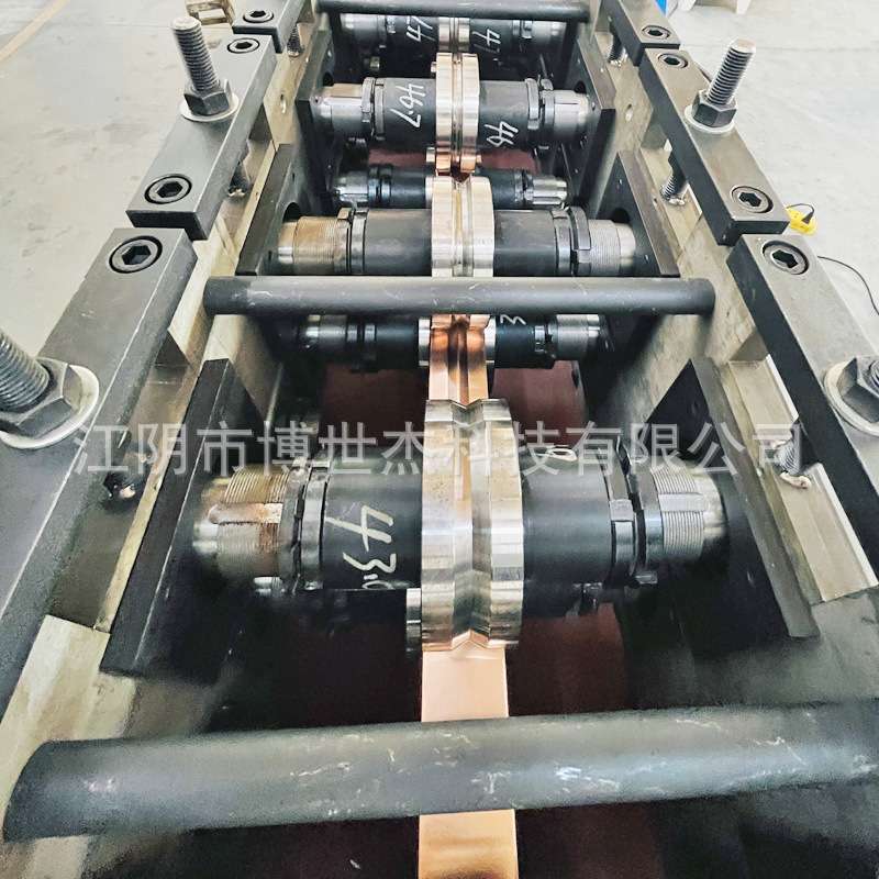 苏州全自动铜导轨导槽设备 伸缩滑轨成型机 冷弯成型机厂家