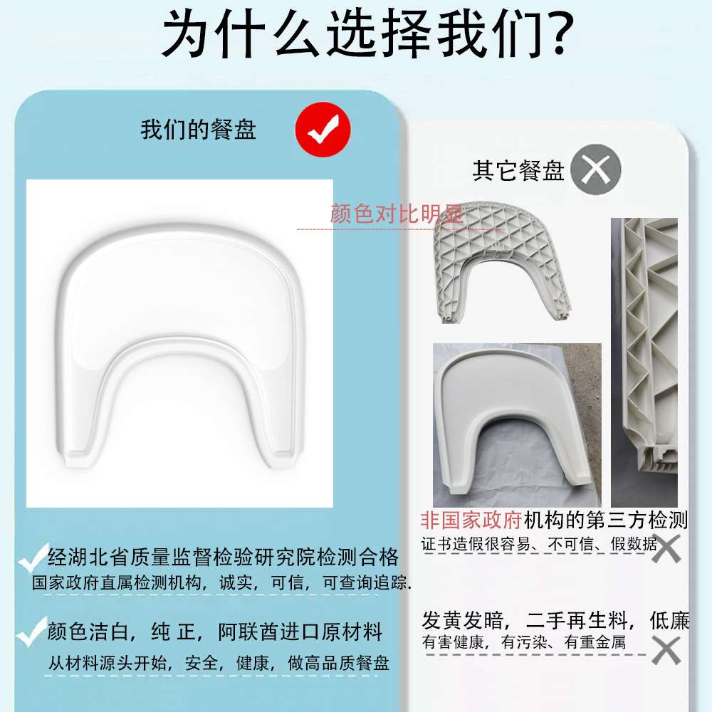儿童成长椅儿童餐椅宝宝餐椅婴儿餐椅餐盘托盘安全护栏安全带配件