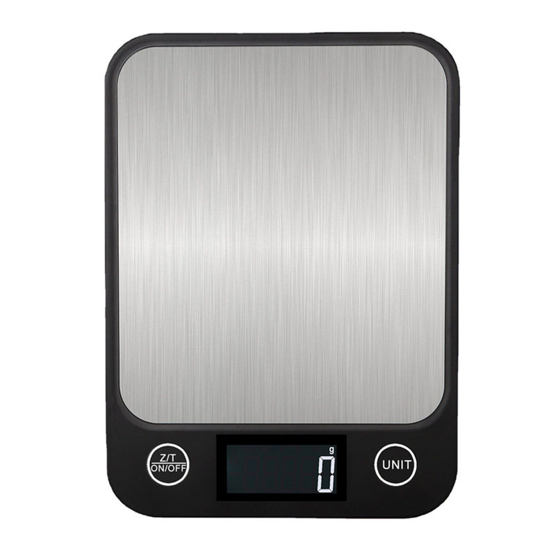 家用不锈钢台面电子秤10kg/1g厨房秤充电烘焙秤5kg/1g