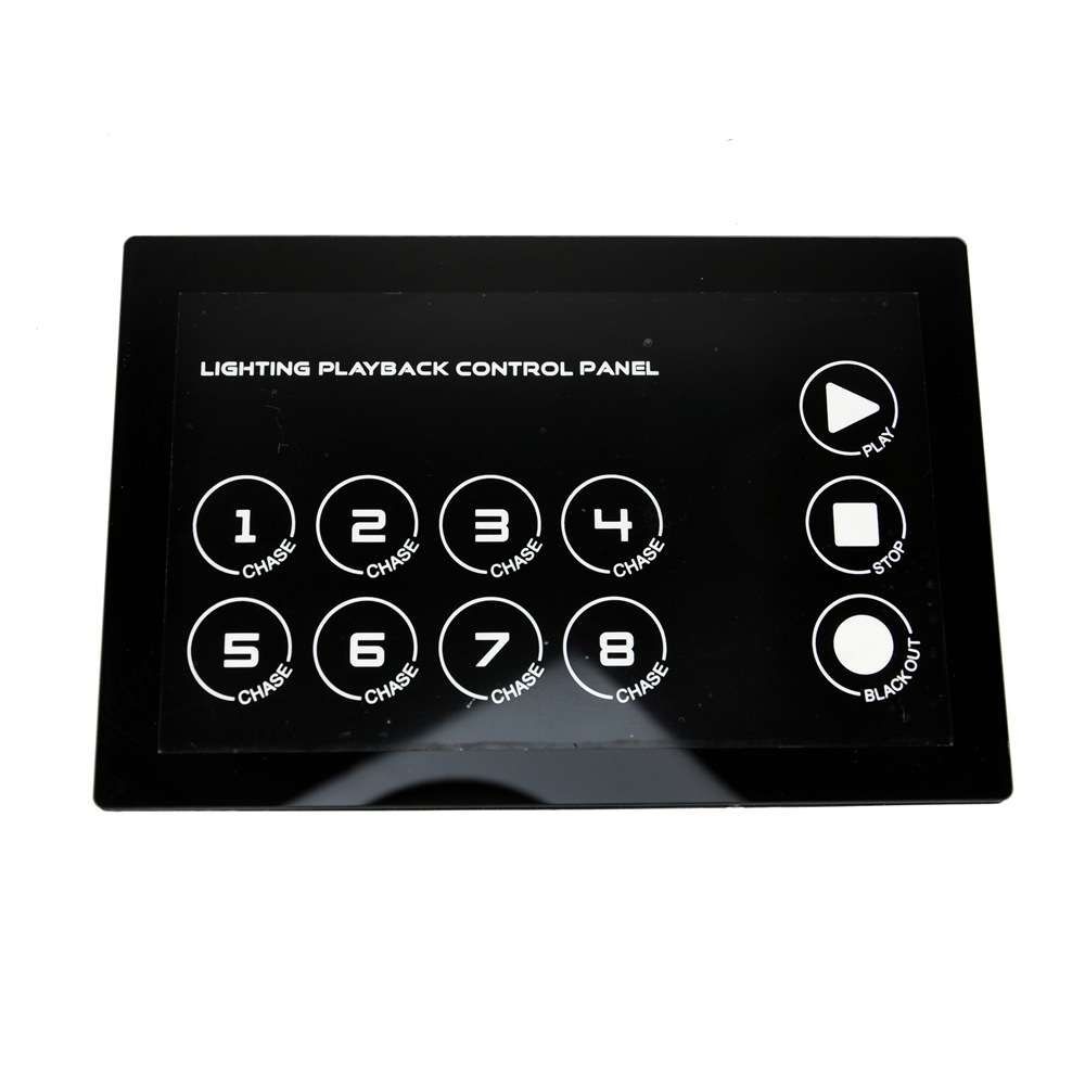 不夜天KTV灯光程序播放触控面板DMX信号控制器带网口touch panel