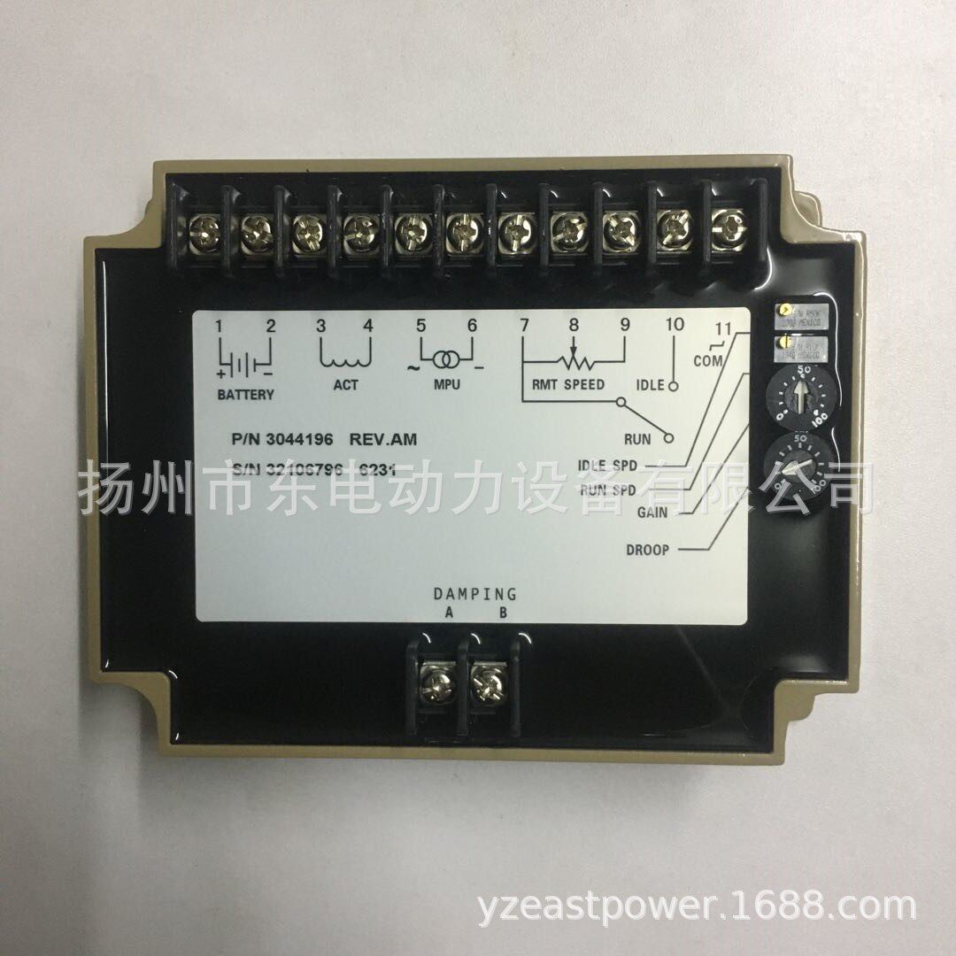 柴油发电机组调速板电子调速器P/N3044196重康控制器电调板