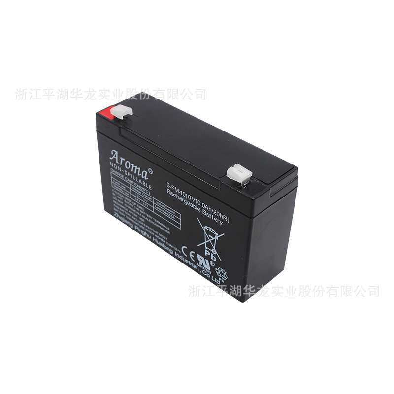 Aroma免维护蓄电池6V10A 童车电子秤音箱车位锁充电铅酸蓄电池
