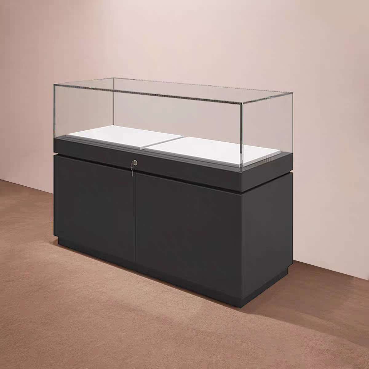 烤漆展示柜办公场所店铺陈列展品展示柜台博物馆纪念馆玻璃展示柜