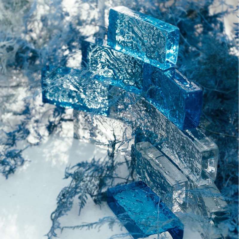 白色磨砂水晶砖塑料方形空心砖背景隔墙砖婚礼婚庆道具现场景布置