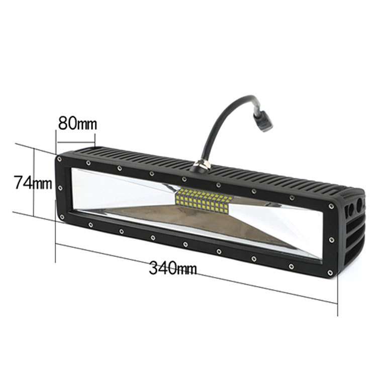 汽车倒车前杠灯工程户外射灯工地照明挖掘机灯12V24V泛光120W射灯