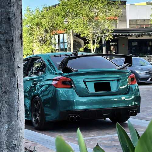 适用斯巴鲁Subaru WRX STI VA 2015-2021尾翼扰流板外饰改装配件