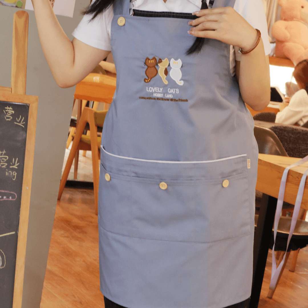 工厂直销围裙家用厨房做饭可爱女成人时尚可擦手工作围腰男款