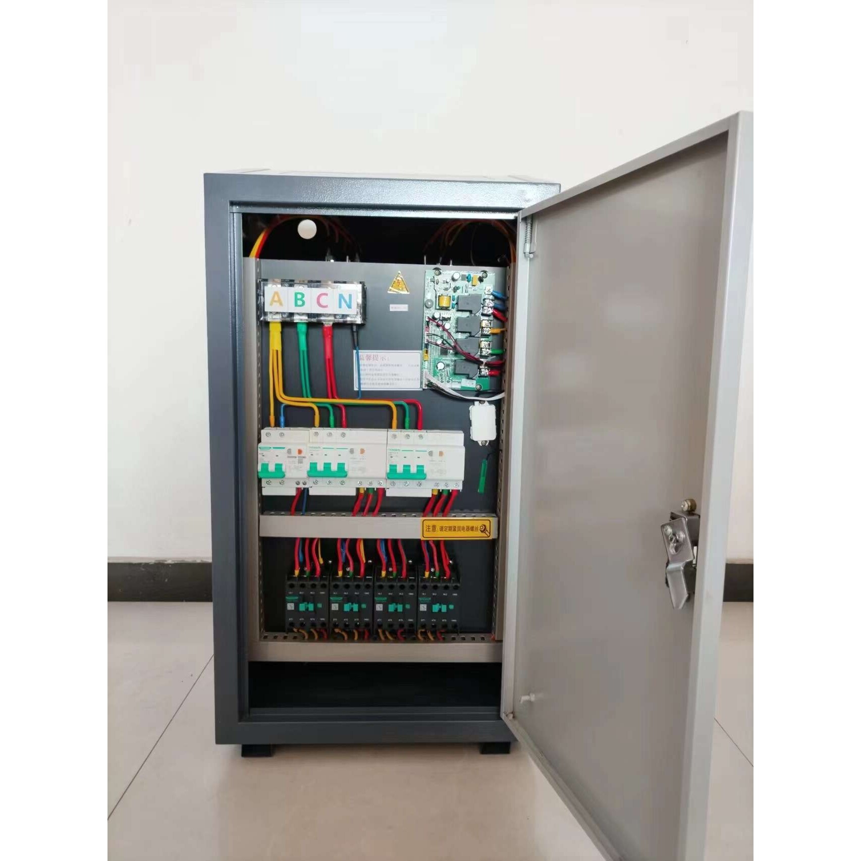 匠奥30KW智能电锅炉常压运行供暖300平地暖暖气片风机散热器