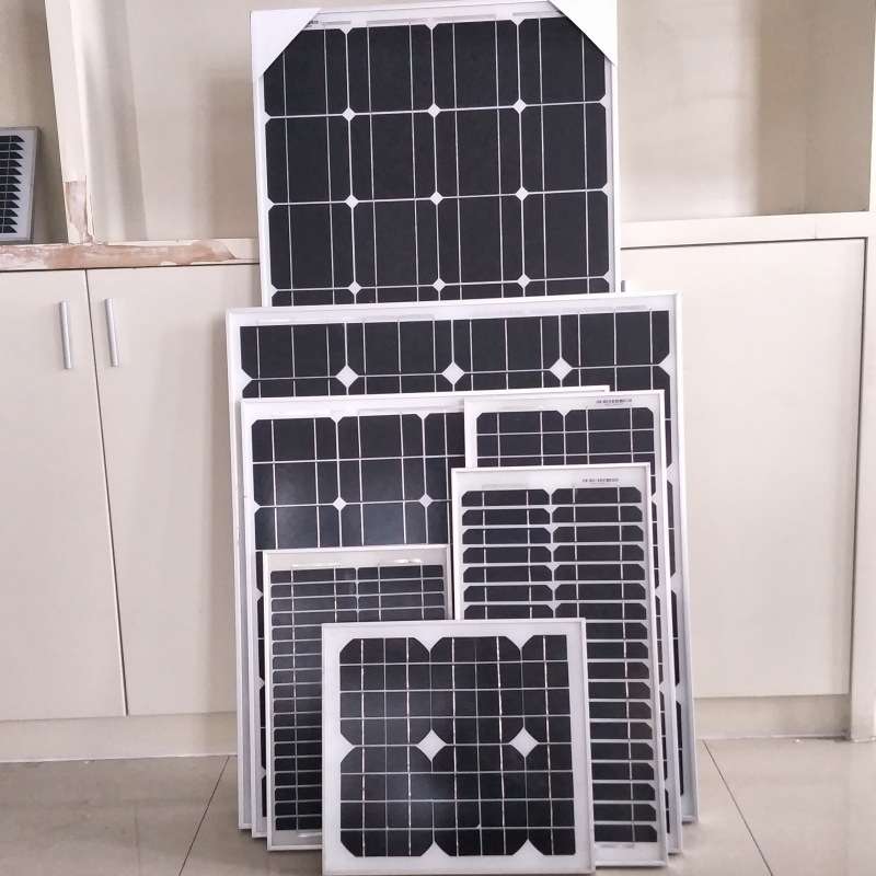 单晶100瓦太阳能电池板发电光伏板并网家用蓄电池充电太阳能板12V
