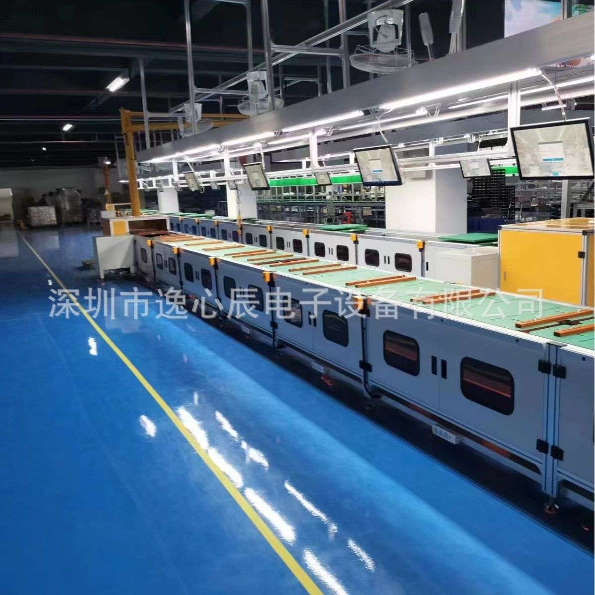 杭州传送线46系大圆柱电池生产厂家电动打蛋器组装线左右循环输送