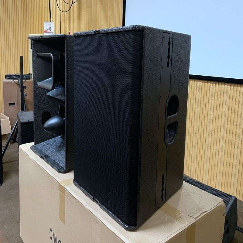 厂家供应T24N双12寸全钕磁专业远程线阵列音箱户外演出防水音响