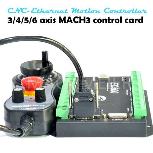 MACH3 接口板 EC500 CNC-以太网运动控制器 460khz 3/4/5/6 轴