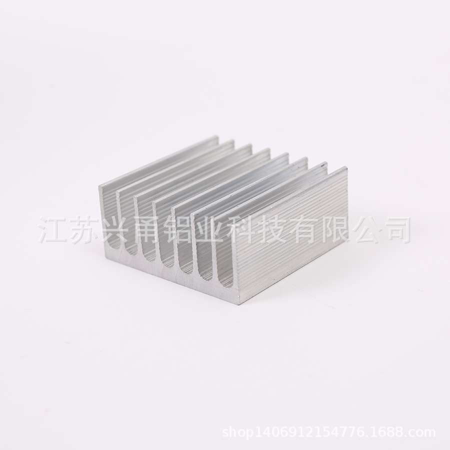 6063散热器cnc电脑芯片铝合金散热片cnc加工厂家工业铝型材深加工图片
