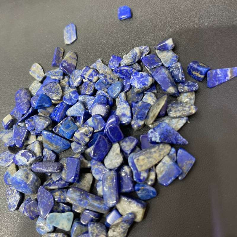 天然青金石碎石摆饰工艺品鱼缸净化原石打磨厂家直销 水晶