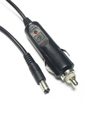 车载电热水杯电源线冰箱洗车机座垫电热饭盒充电线12V24V点烟器