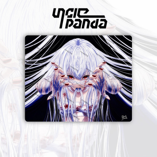 Uncle panda上海CJ限定二次元动漫电竞钢化玻璃鼠标垫FPS专用大号
