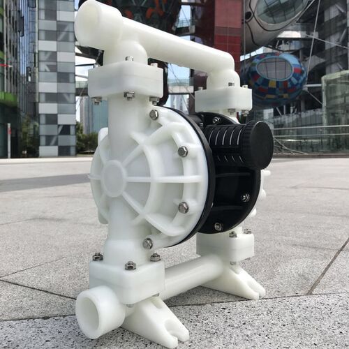 正奥QBY5S型全塑料气动隔膜泵 耐腐蚀气动隔膜泵 新款隔膜泵 包邮