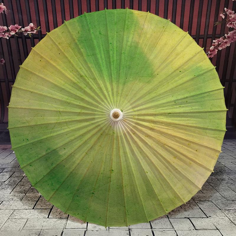 油纸伞防雨防晒实用传统纯手工古典拍照古风女汉服伞复古蓝色纸伞