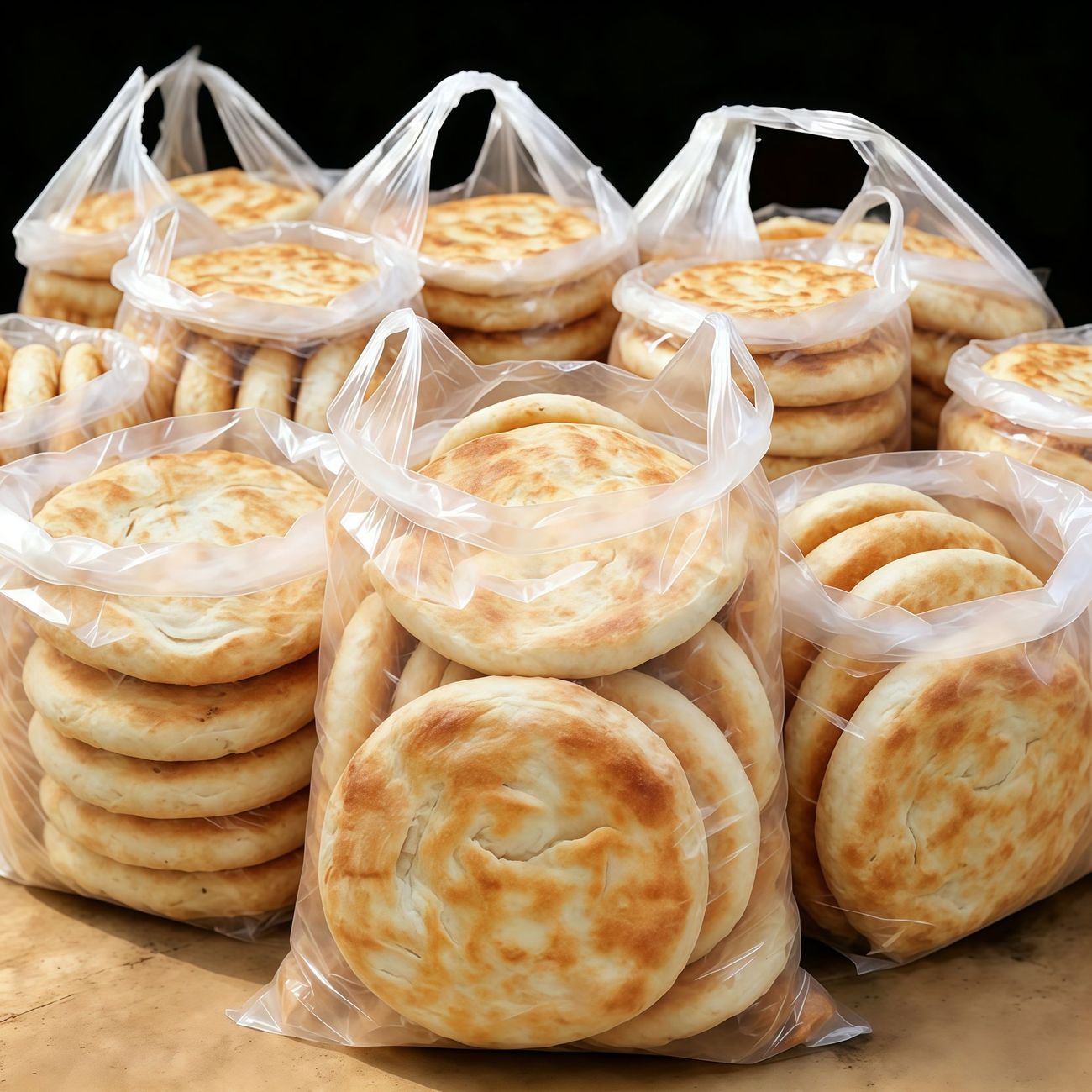 正宗河南烧饼纯手工火烧老式咸香特色火烧夹菜发面饼老式火烧馍