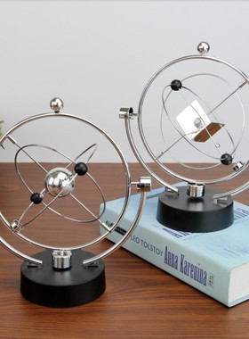 usb电池两用电动摇摆器 天体轨道永动仪地球摇摆摆件益智学生礼品