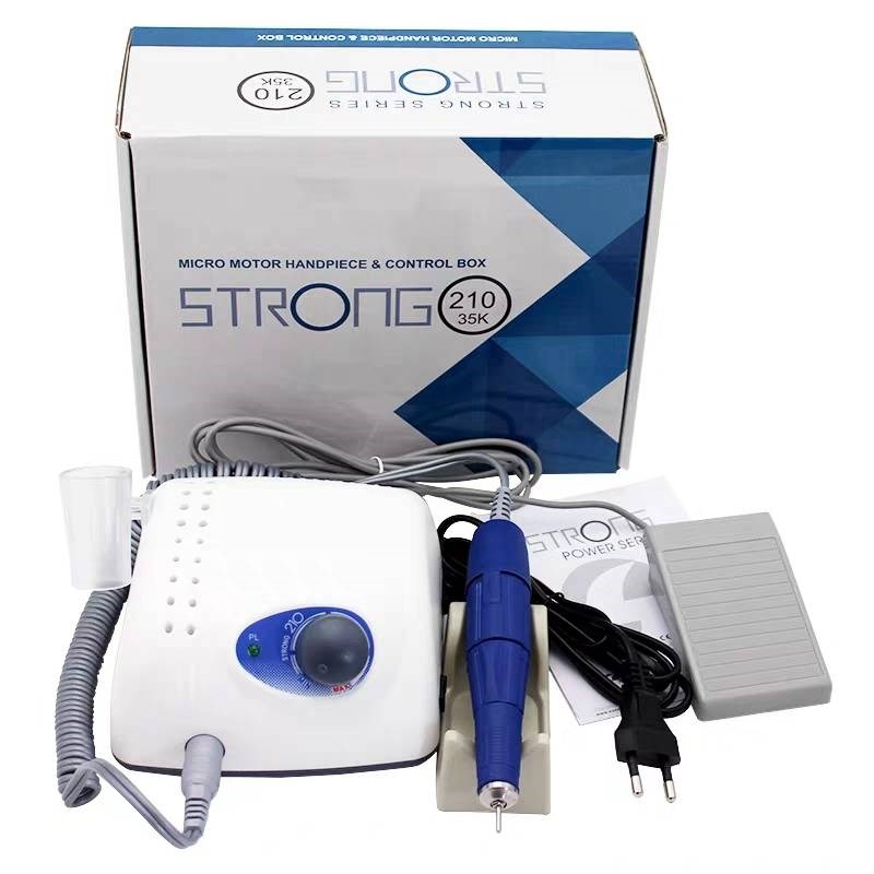 strong210美甲打磨机 蜜蜡松石木头蜜蜡雕刻机义齿牙机卸甲抛光机