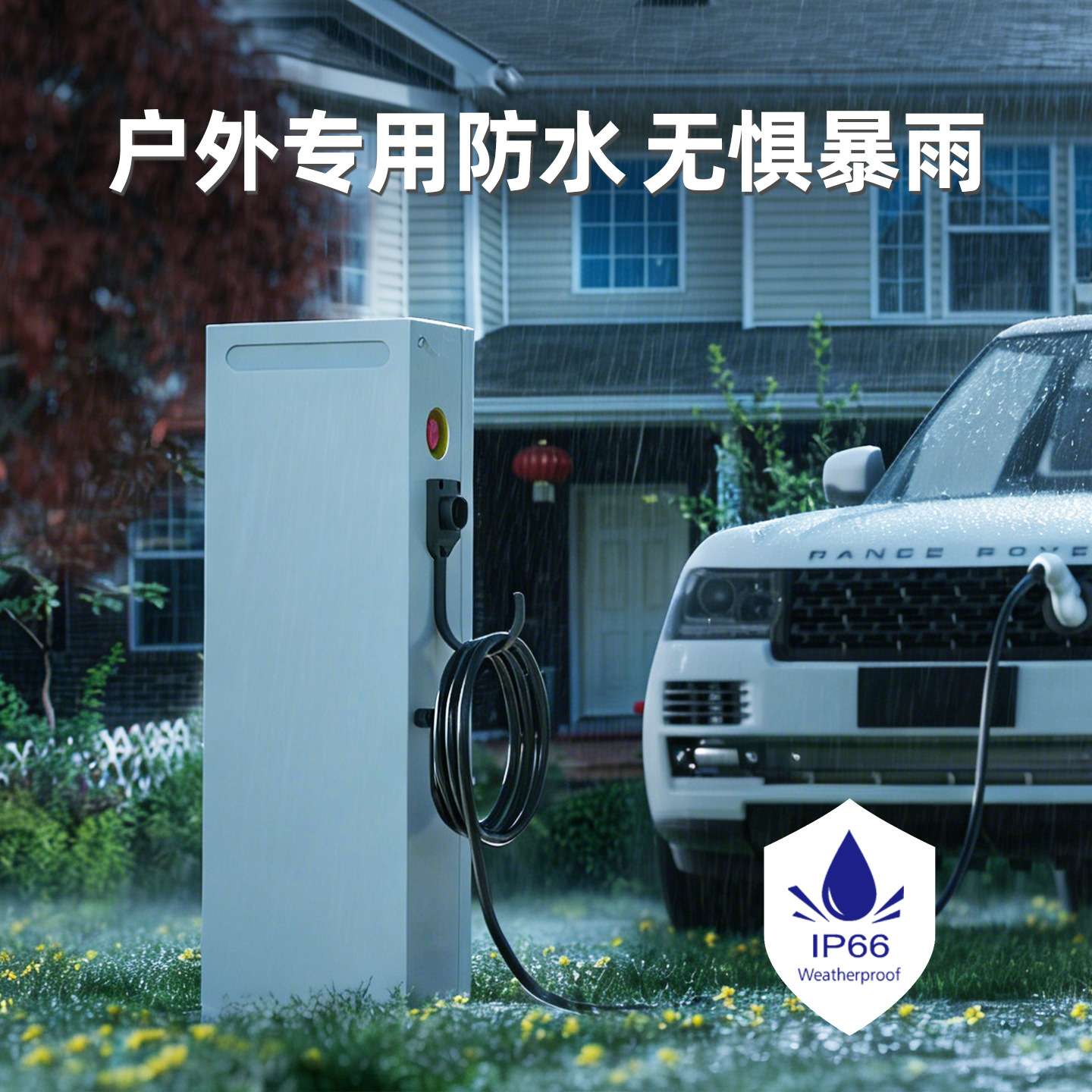 户外工程智能一体新能源水电桩4G联网防水电箱户外交流控制充电桩