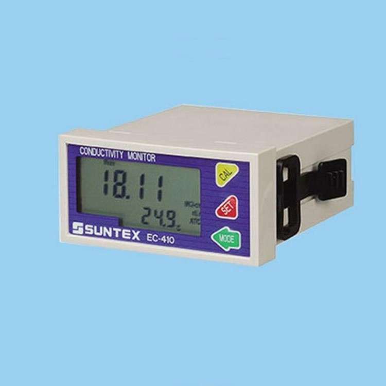 SUNTEX在线电导率仪EC-410水质监测电导率控制仪表 电阻率变送器