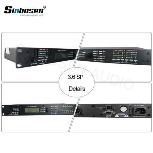 3.6SP3进6出专业数字音频处理器功放音响效果器立体声调音