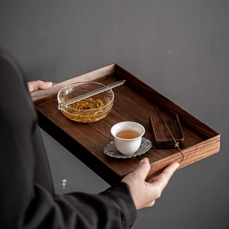 日式锤目纹引流碗泡法玻璃泡茶碗泡茶器绿茶日式公道杯茶具茶海