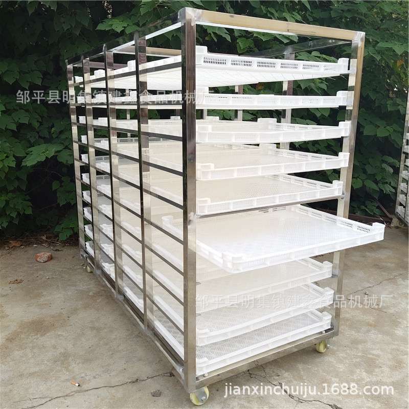 双门馒头蒸房蒸车蔬菜烘干推车鸡爪冷冻架子车