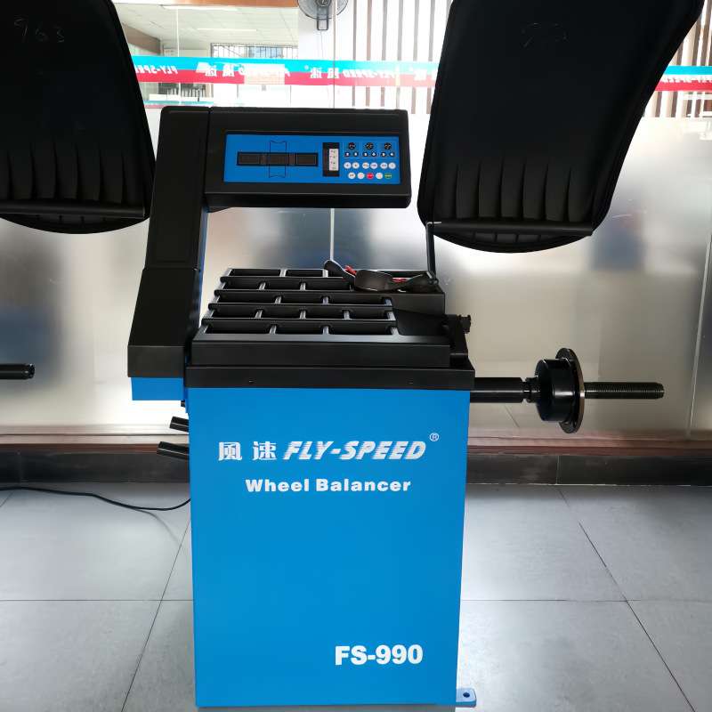 风速FS-990全自动平衡机 FS-990A半自动轮胎动平衡机