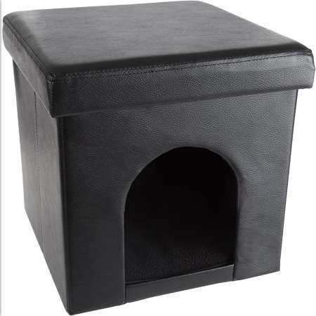 宠物凳 Ottoman 可折叠多用途猫或小型狗床立方体和脚凳