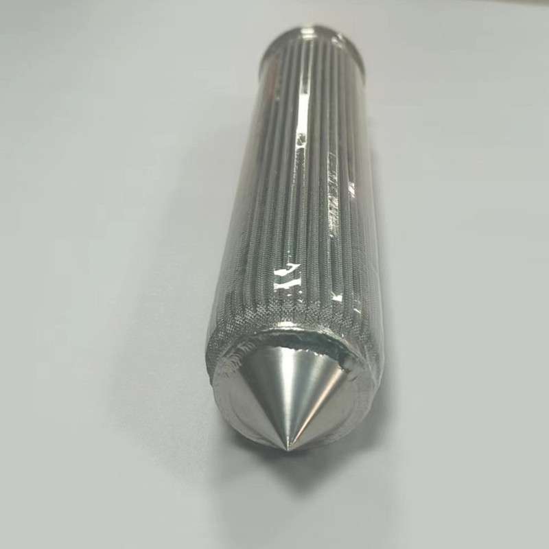 造粒机泡沫过滤网化工化纤熔体过滤芯不锈钢烧结毡折波石化滤清器