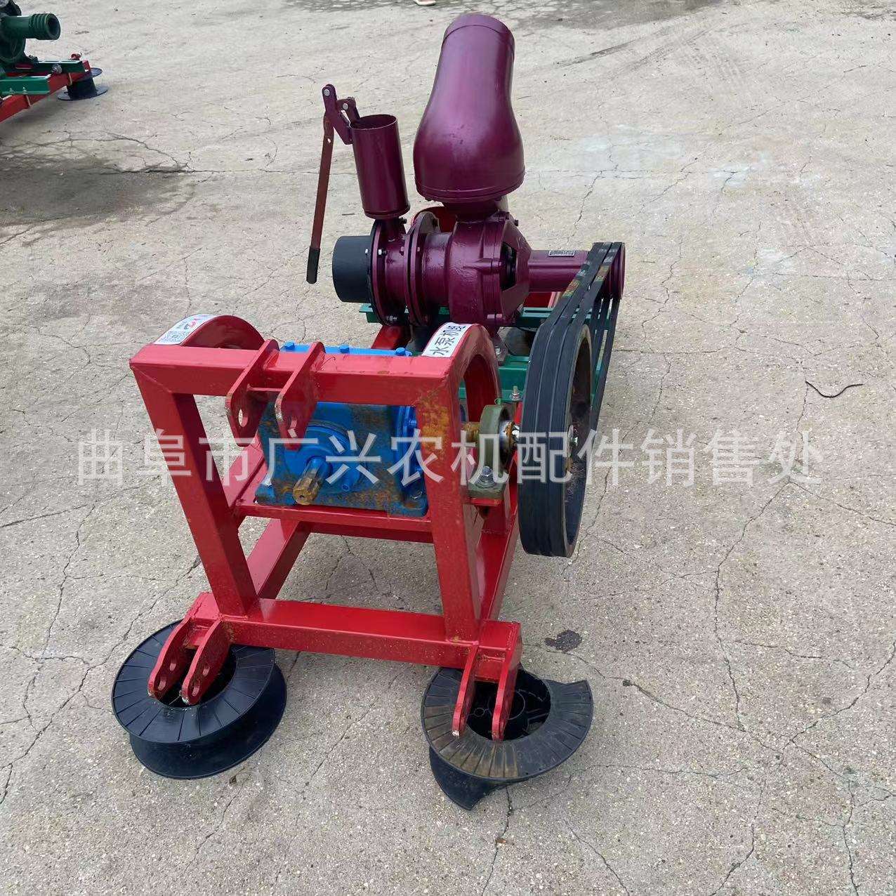 大6寸排水灌溉抽水泵拖拉机传动连接马力大离心泵 工程农用排涝泵