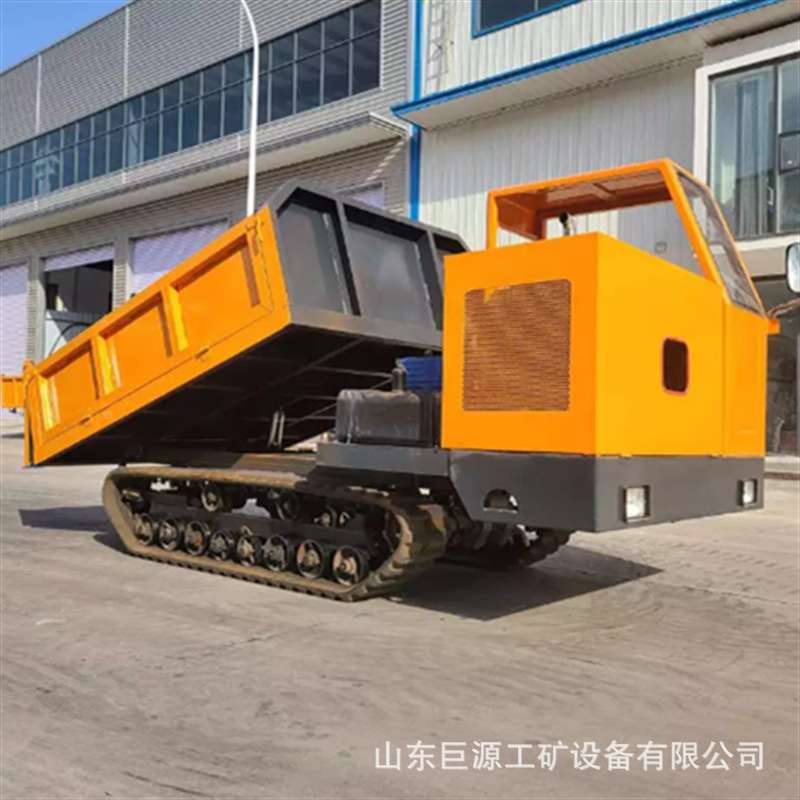 大吨位履带自卸车农用液压自卸搬运车工作可靠履带爬山虎运输车