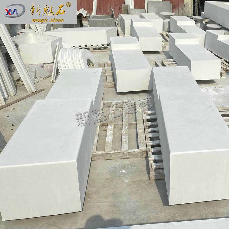 户外景观设计创意水泥坐凳城市广场GRC异形座椅 机器人摆件可坐人