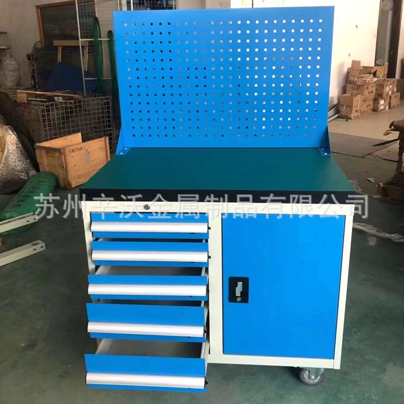 重型工具车五抽工位车四抽汽车维修车子工具箱零件柜防静电工具柜