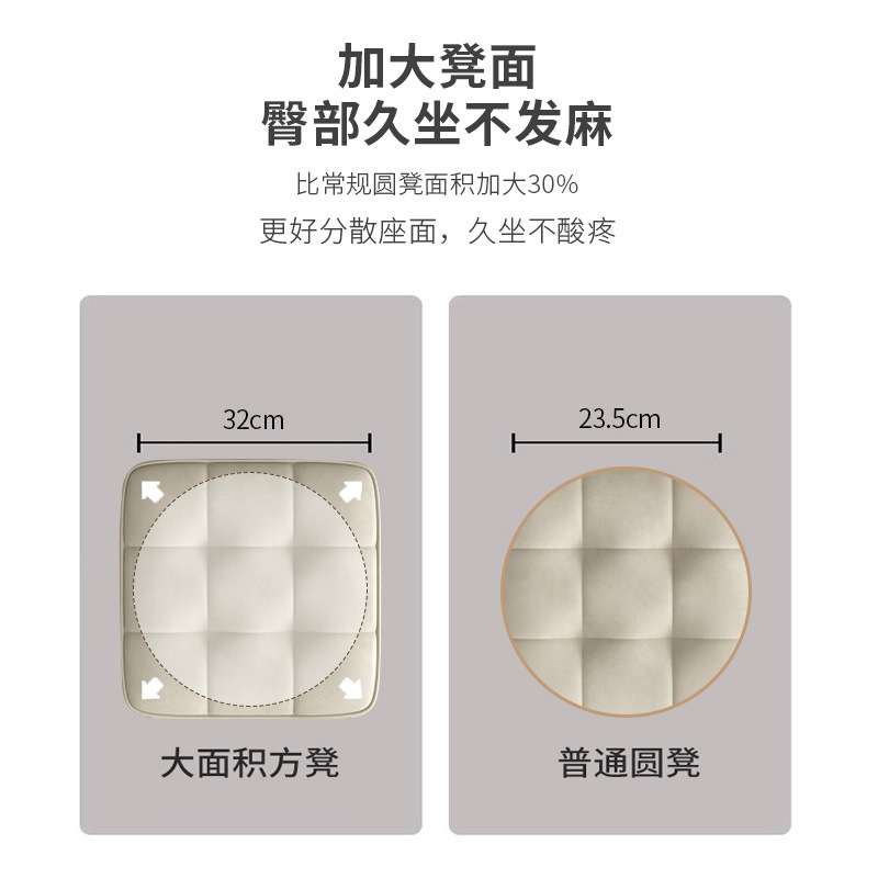 塑料加厚凳子家用现代简约成人塑料凳圆凳餐厅椅子可叠放板凳备用
