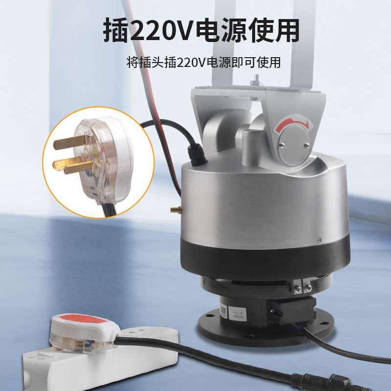 220V自动巡航旋转探照灯1000W超亮聚光远射船用鱼塘监狱远程射灯