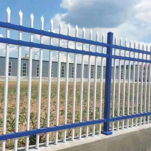 镀锌锌钢护栏庭院栅栏小区围墙户外围栏厂区防护栏室外铁艺门栏杆