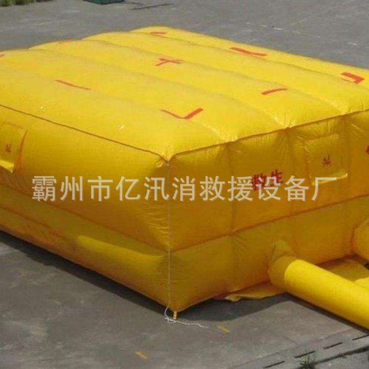 逃生充气式防摔橡胶软垫救生气垫高空防坠落缓冲气囊