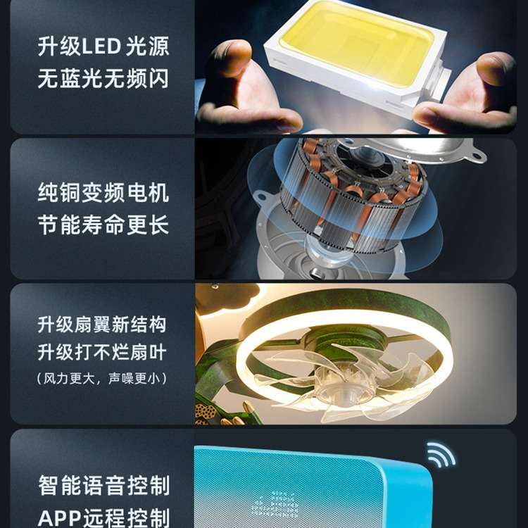【跨境】儿童房飞机灯直升机造型男孩卧室灯照明两用风扇吸顶灯