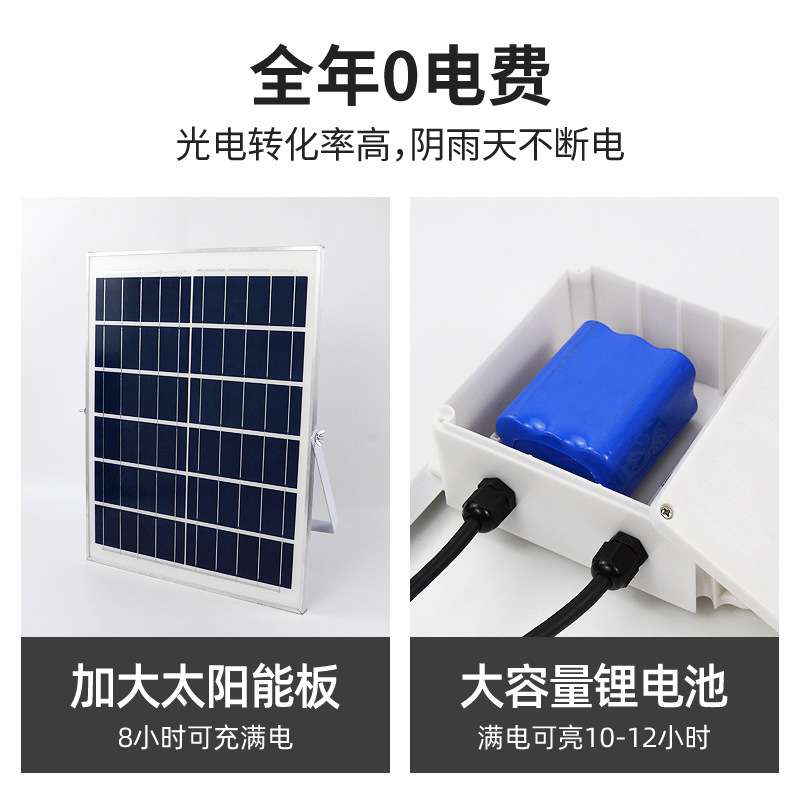 太阳能射灯防水插地灯草坪民宿酒店室外庭院灯花园景观照树灯强光