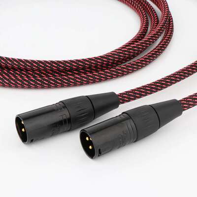 X401 1对高品质 HIFI级 RCA 转 XLR公 音频线公对母（公对公）