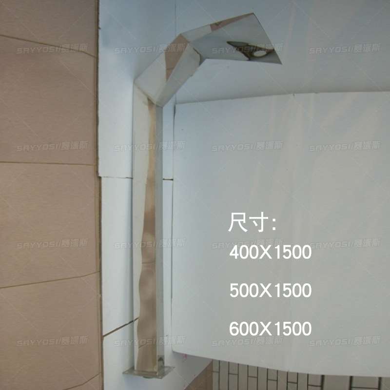 泳池不锈钢水幕拍打器水力按摩喷嘴水疗冲击器浴池瀑布喷泉出水口